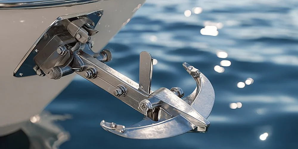 anchor arm hydraulic control 