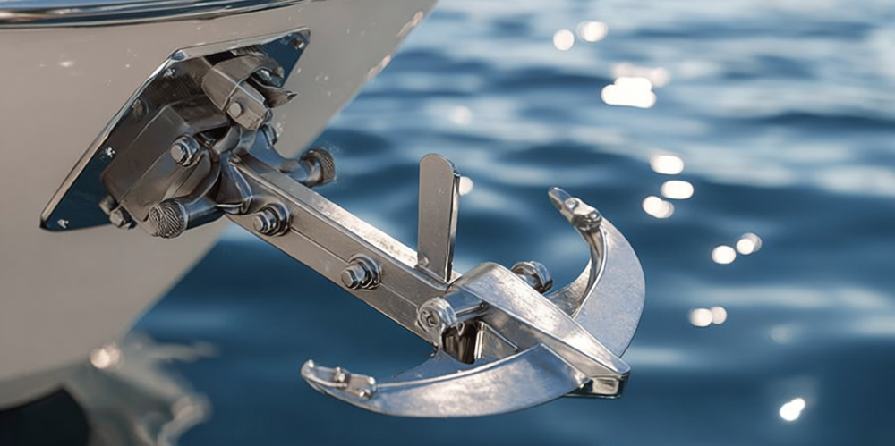 anchor arm hydraulic control 