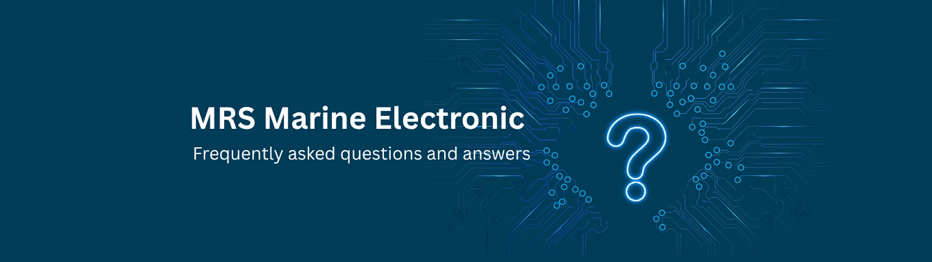 MRS Marine electronic faq 