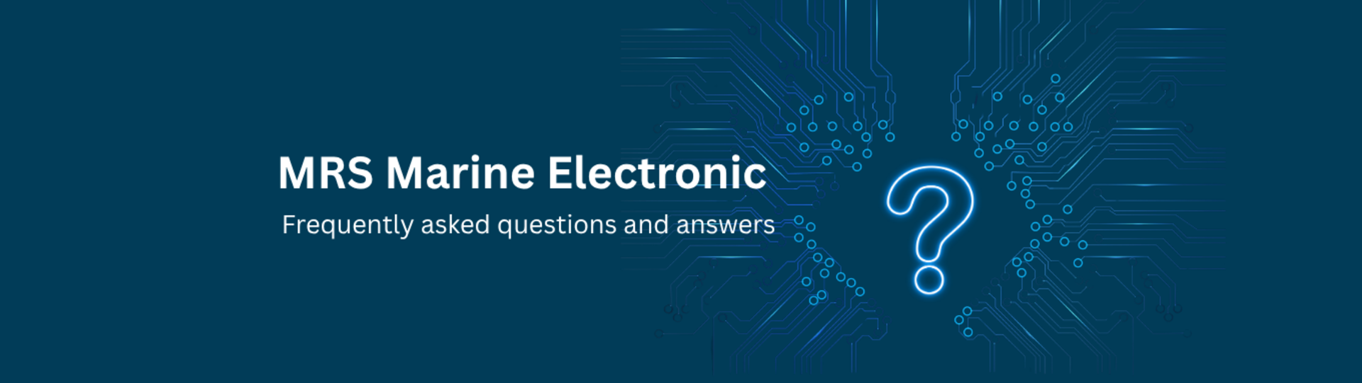 MRS Marine electronic faq 